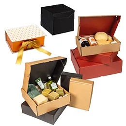 Boites cadeaux carton pliables